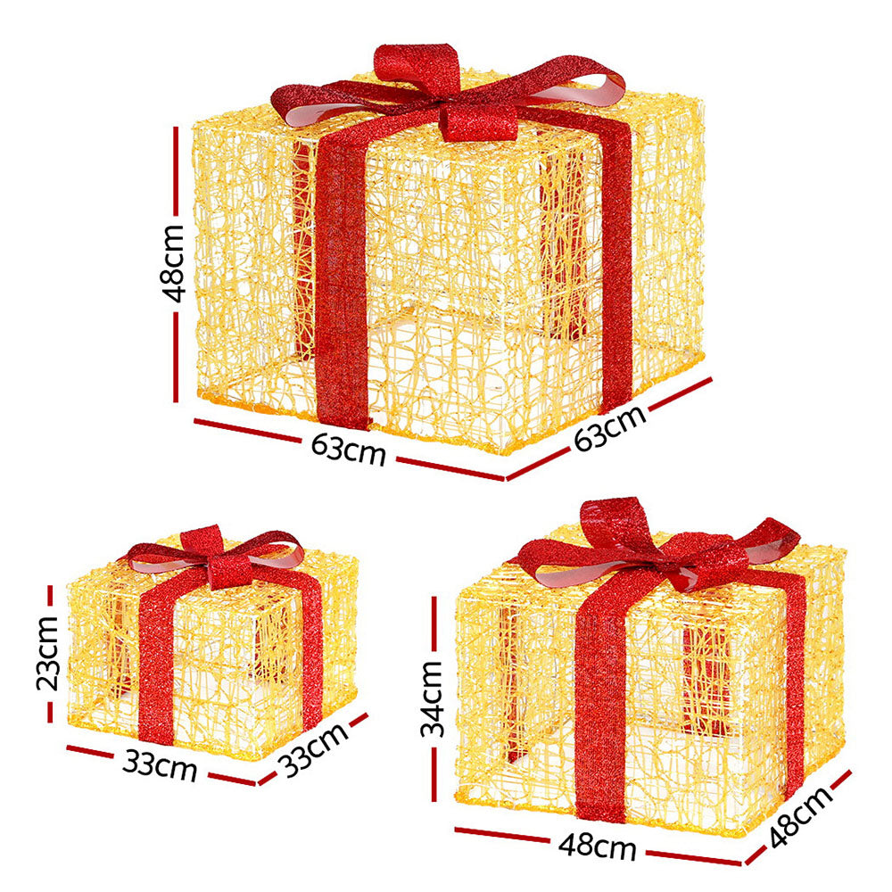 Christmas Gift Box Lights | 3PCS | 240 LED Fairy Lights