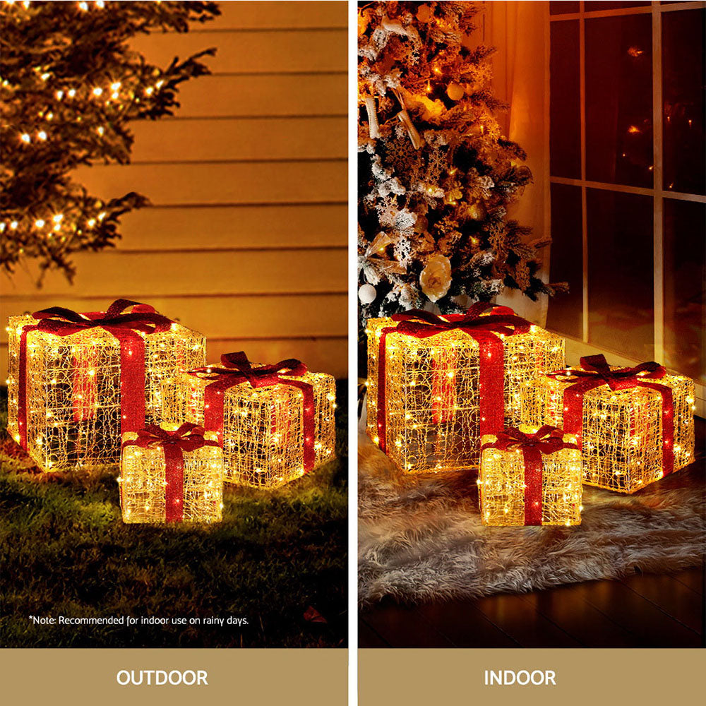 Christmas Gift Box Lights | 3PCS | 240 LED Fairy Lights