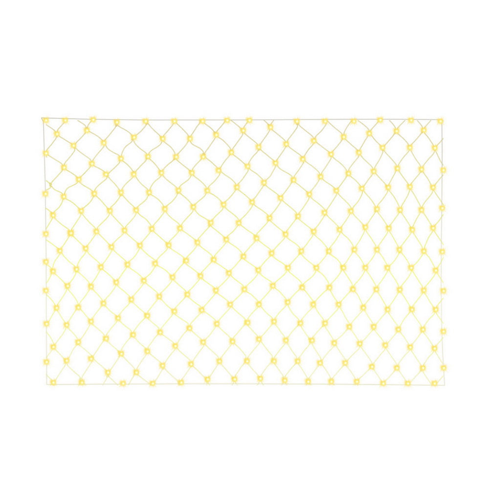 Jingle Jollys Christmas Lights 3Mx2M Net String Light Decorations Warm 504 LED