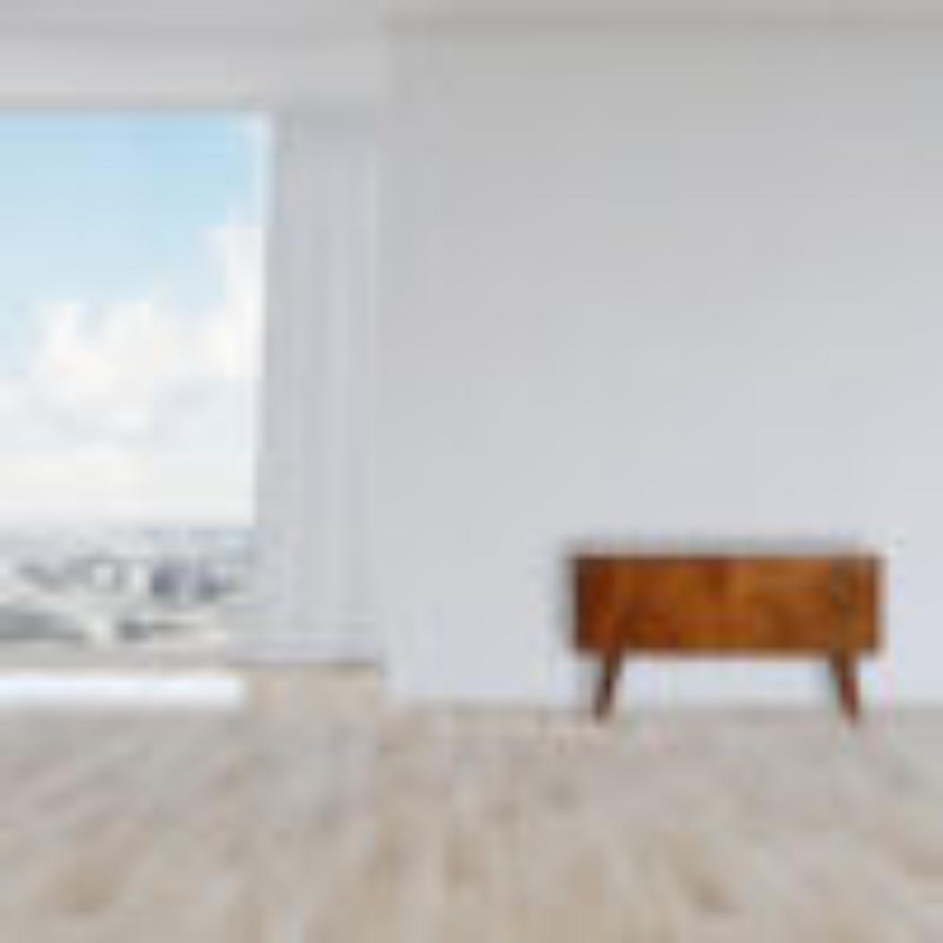 Abstract Inlay Sideboard | Solid Mango Wood | Chestnut Finish | Statement Storage Cabinet