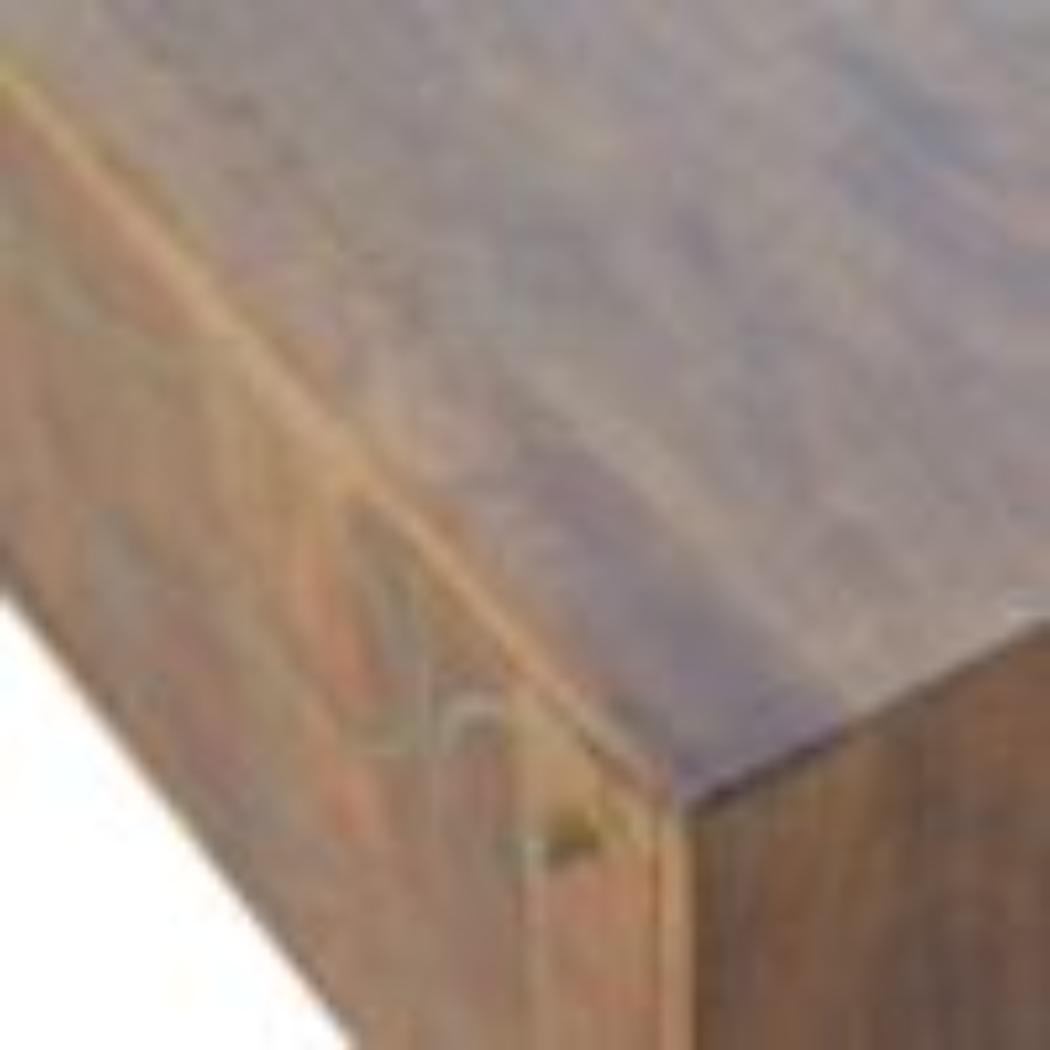 Abstract Inlay Sideboard | Solid Mango Wood | Chestnut Finish | Statement Storage Cabinet