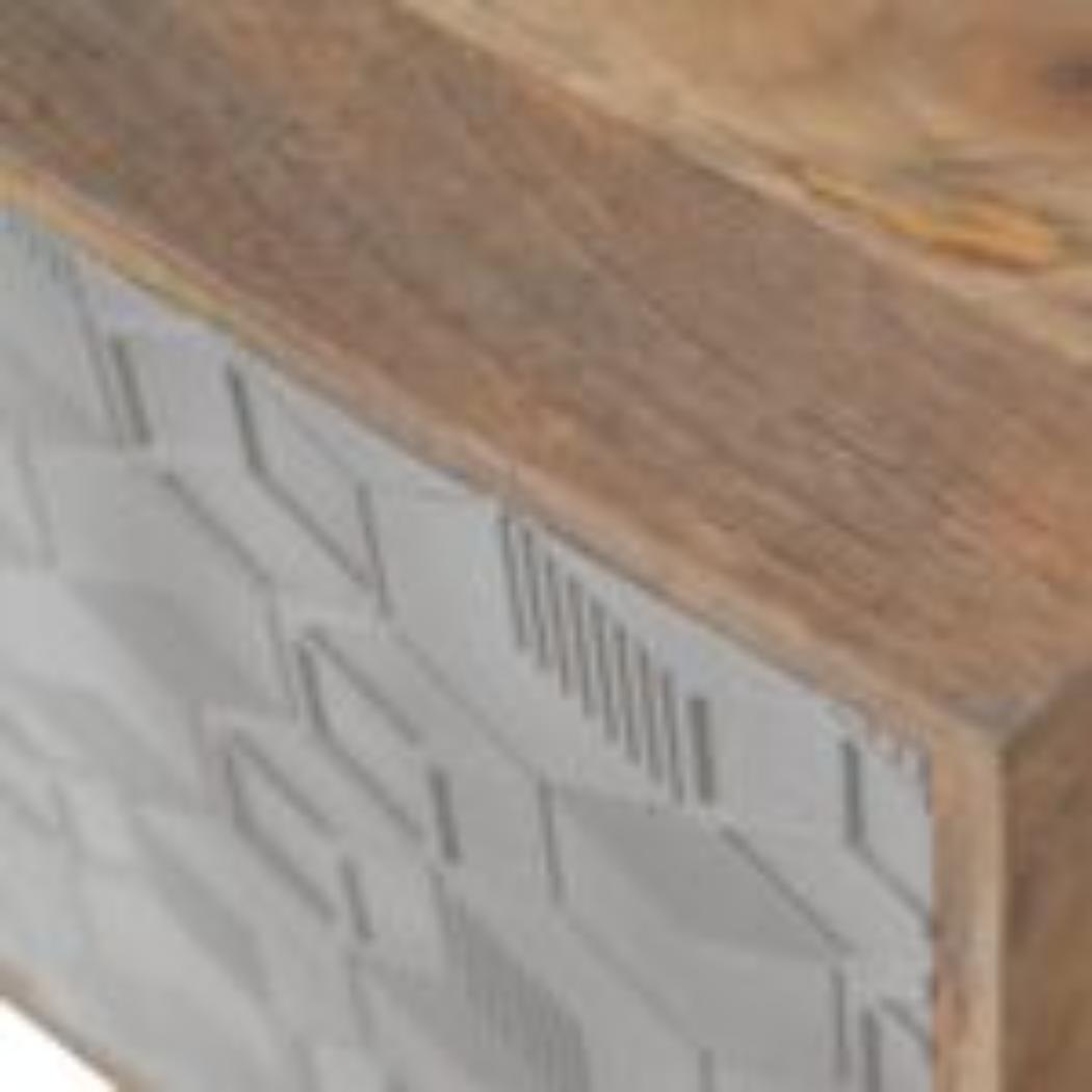 Acadia Bedside Table | Solid Mango Wood | Compact Bedroom Storage