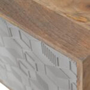 Acadia Bedside Table | Solid Mango Wood | Compact Bedroom Storage