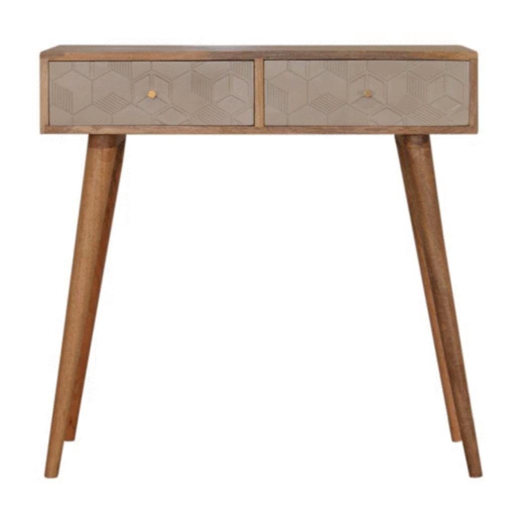 Acadia Console Table | Solid Mango Wood | Hallway and Living Room Furniture