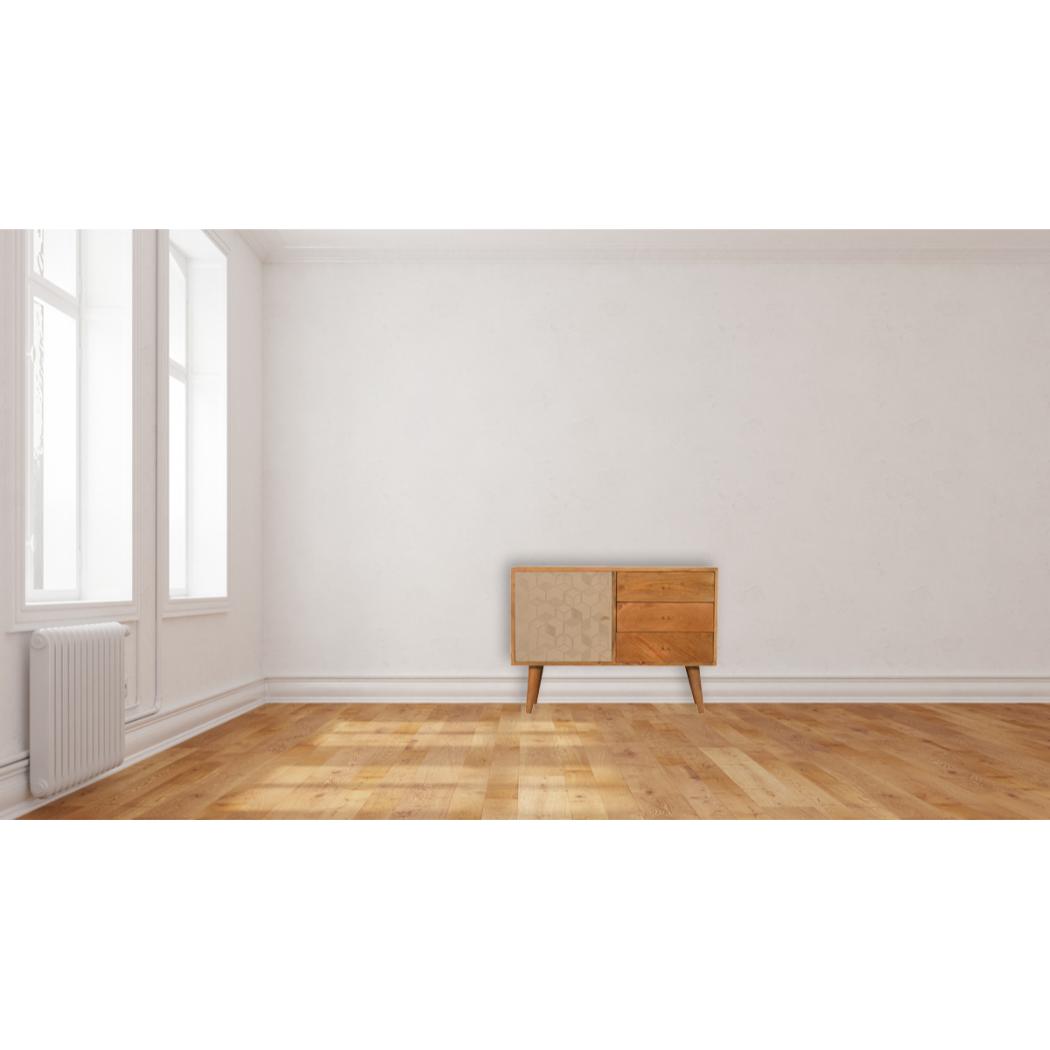 Acadia Sideboard | Solid Mango Wood | Spacious Storage Cabinet