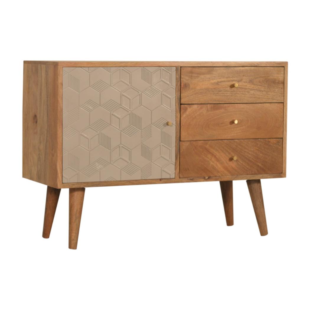 Acadia Sideboard | Solid Mango Wood | Spacious Storage Cabinet