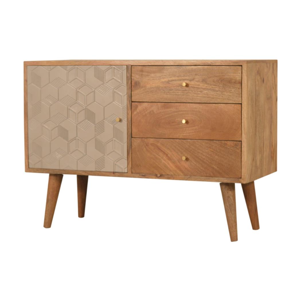 Acadia Sideboard | Solid Mango Wood | Spacious Storage Cabinet