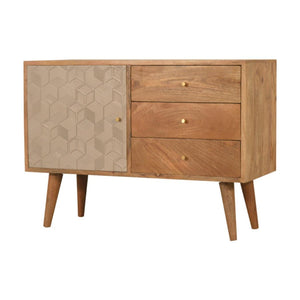 Acadia Sideboard | Solid Mango Wood | Spacious Storage Cabinet