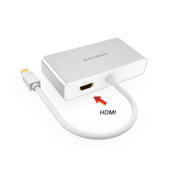 3-in-1 Mini DisplayPort to HDMI & VGA & DVI Converter | White (10438)