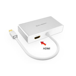 3-in-1 Mini DisplayPort to HDMI & VGA & DVI Converter | White (10438)