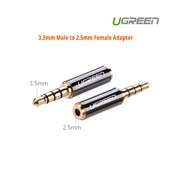 UGREEN 3.5mm Male to 2.5mm Female Audio Adapter (20502) | Compact Audio Solution