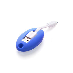 USB to Micro USB Key Chain Cable | Blue (30309)