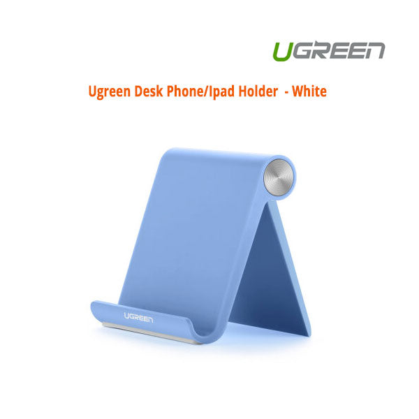 UGREEN Desk Phone & iPad Holder | Blue (30390) | Adjustable Stand for Desk Use