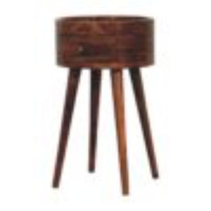 Alina Bedside Table | Honey Finish | Contemporary Bedroom Nightstand
