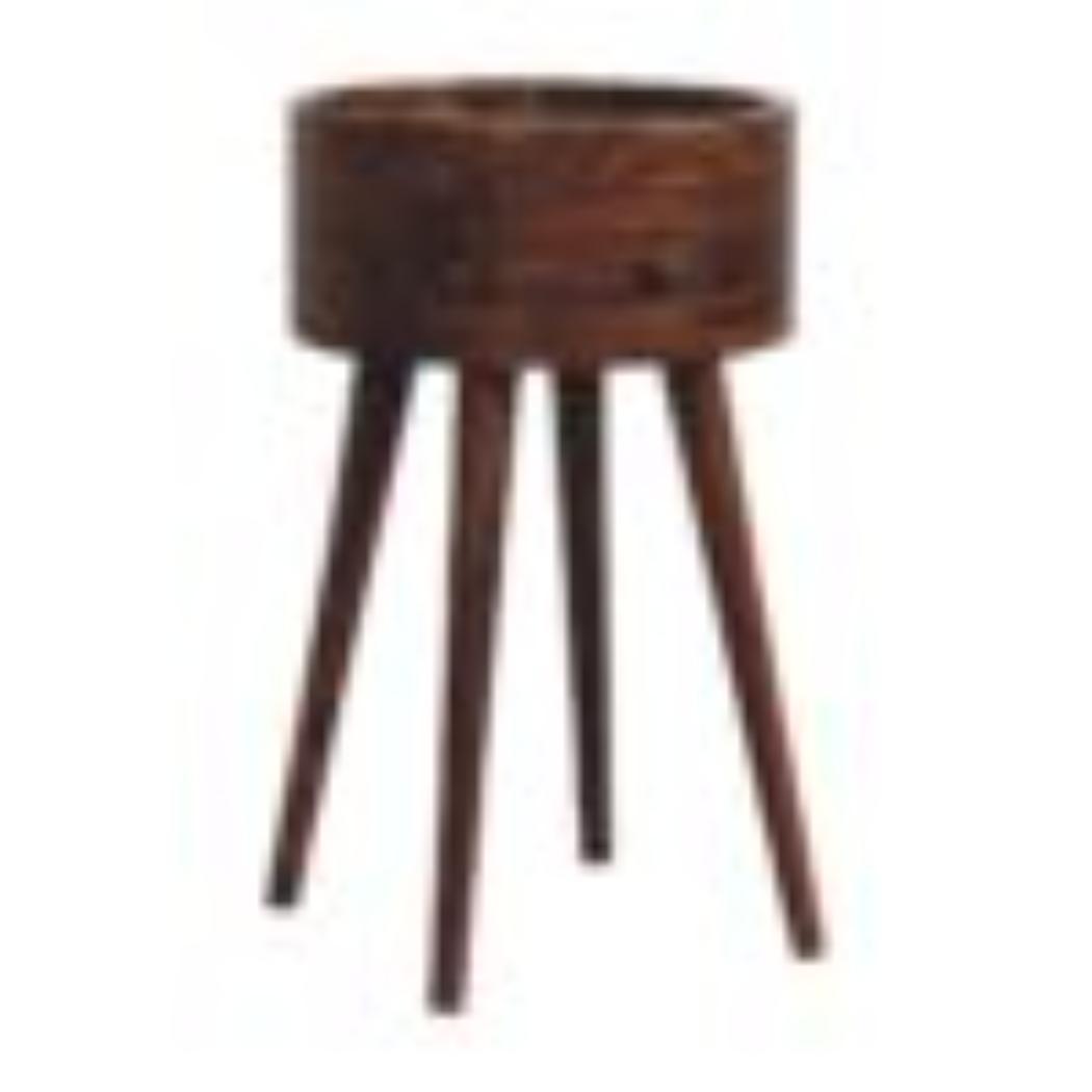 Alina Bedside Table | Honey Finish | Contemporary Bedroom Nightstand