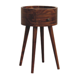 Alina Bedside Table | Honey Finish | Contemporary Bedroom Nightstand