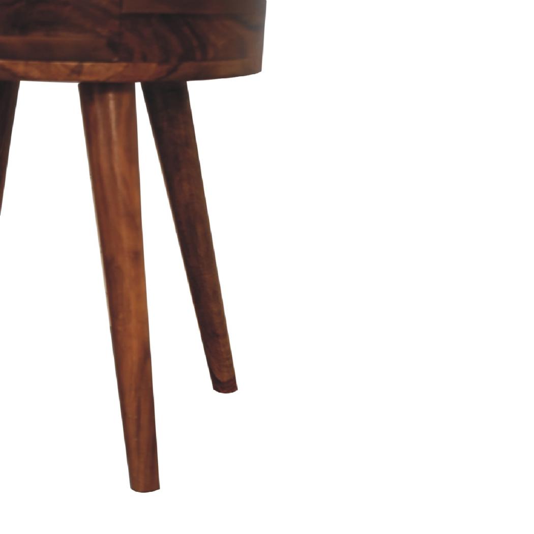 Alina Bedside Table | Honey Finish | Contemporary Bedroom Nightstand