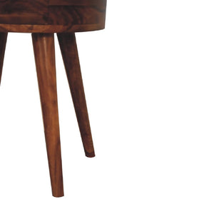 Alina Bedside Table | Honey Finish | Contemporary Bedroom Nightstand