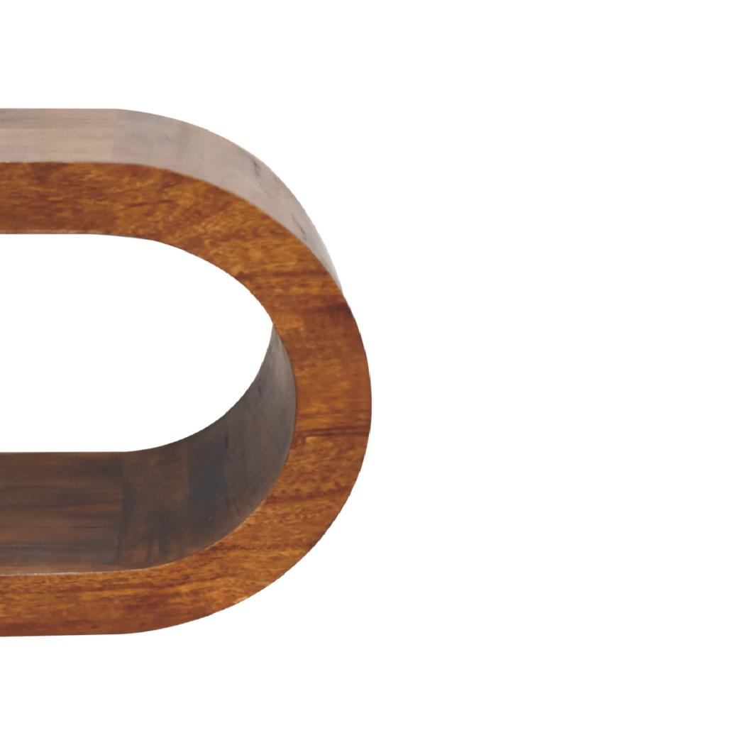 Amaya Bedside | Solid Mango Wood | Natural Wood Finish | Artisan-Crafted Design