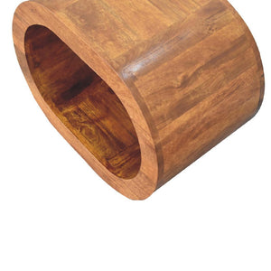 Amaya Bedside | Solid Mango Wood | Natural Wood Finish | Artisan-Crafted Design