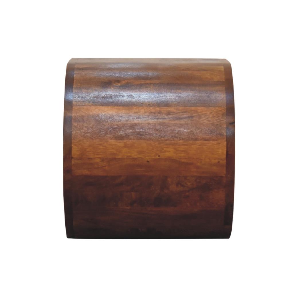 Amaya Bedside | Solid Mango Wood | Natural Wood Finish | Artisan-Crafted Design