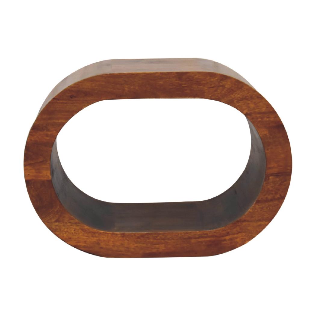 Amaya Bedside | Solid Mango Wood | Natural Wood Finish | Artisan-Crafted Design