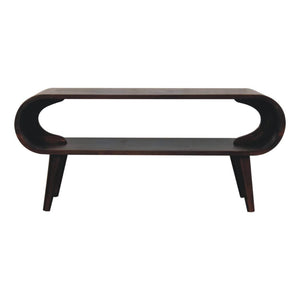 Amaya Coffee Table | Walnut Finish | Contemporary Living Room Design