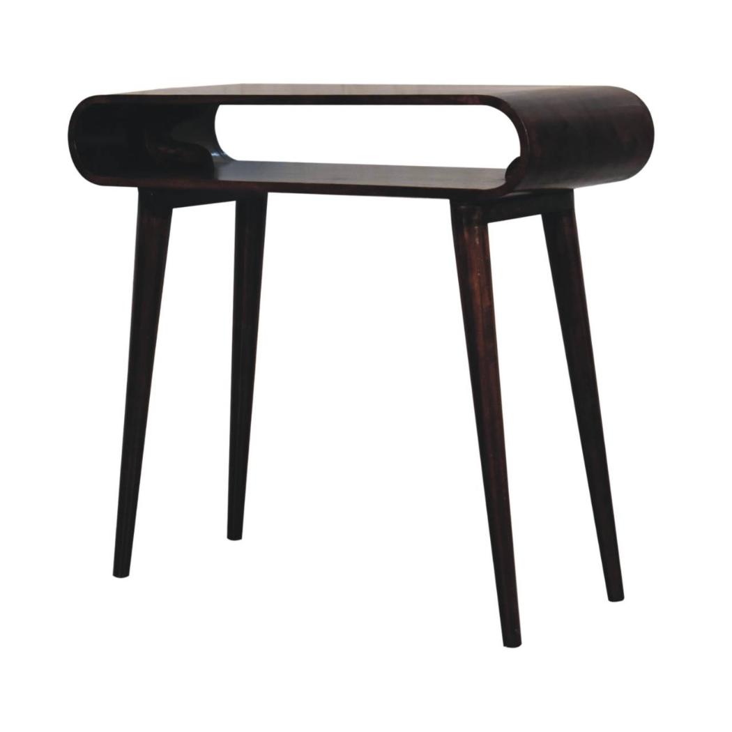 Amaya Console Table | Solid Mango Wood | California Walnut Finish