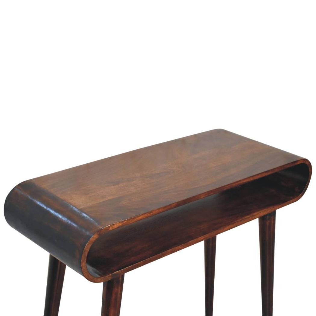 Amaya Console Table | Solid Mango Wood | California Walnut Finish