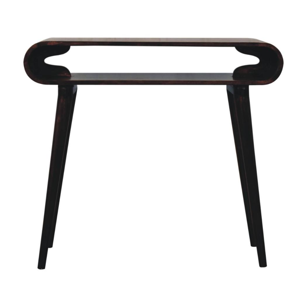 Amaya Console Table | Solid Mango Wood | California Walnut Finish