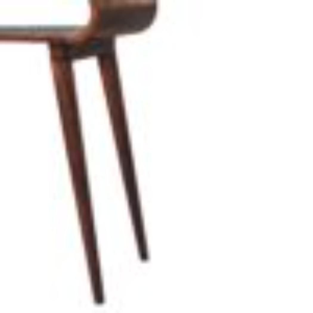 Amaya Console Table | Solid Mango Wood | Honey Caramel Finish | Open Nordic Hallway Table