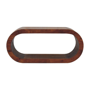 Amaya Media Unit | Solid Mango Wood | Natural Wood Finish | Artisan-Crafted Design
