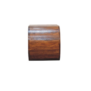 Amaya Media Unit | Solid Mango Wood | Natural Wood Finish | Artisan-Crafted Design