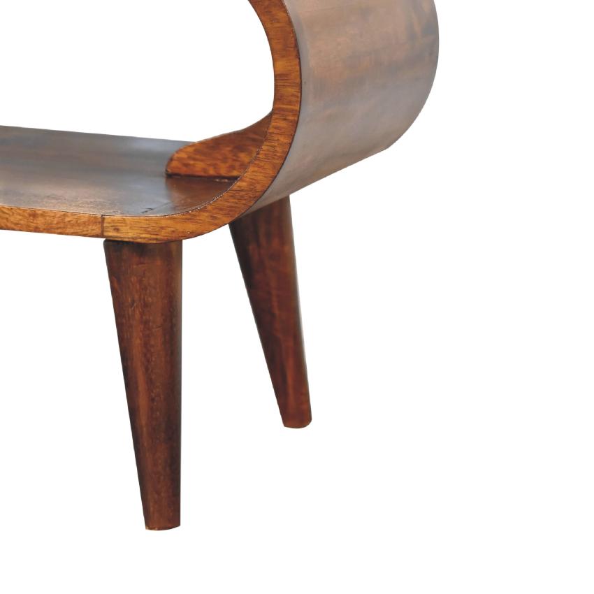Amaya Nordic Style Coffee Table | Solid Wood | Modern Natural Finish