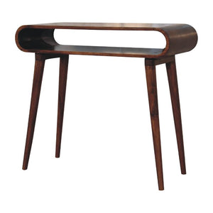 Amaya Nordic Style Console Table | Solid Wood | Entryway Hall Table