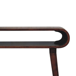 Amaya Nordic Style Console Table | Solid Wood | Entryway Hall Table