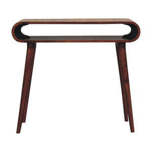 Amaya Nordic Style Console Table | Solid Wood | Entryway Hall Table