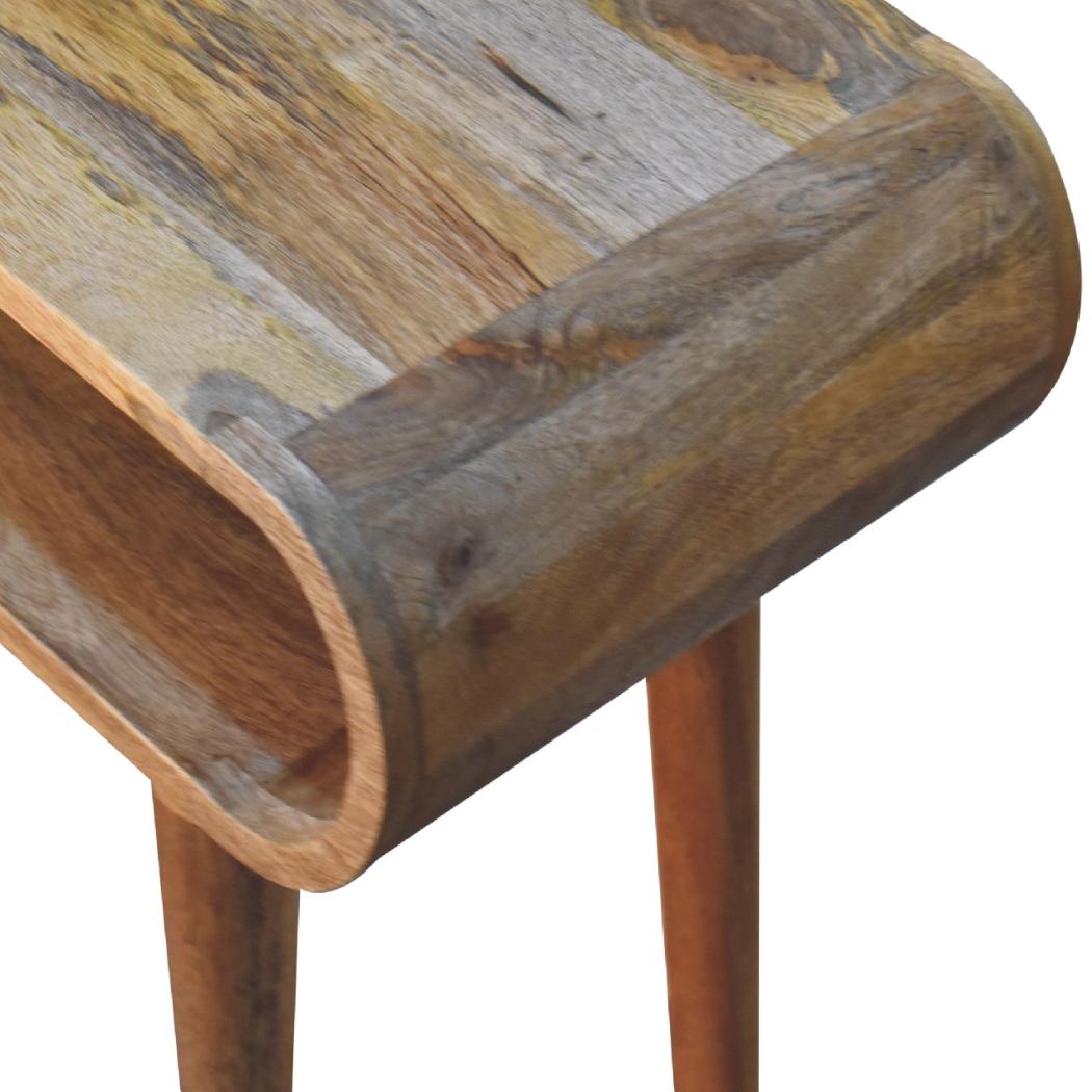 Amaya Oak-Inspired Nordic Style Console Table | Solid Mango Wood | Nordic-Inspired Design
