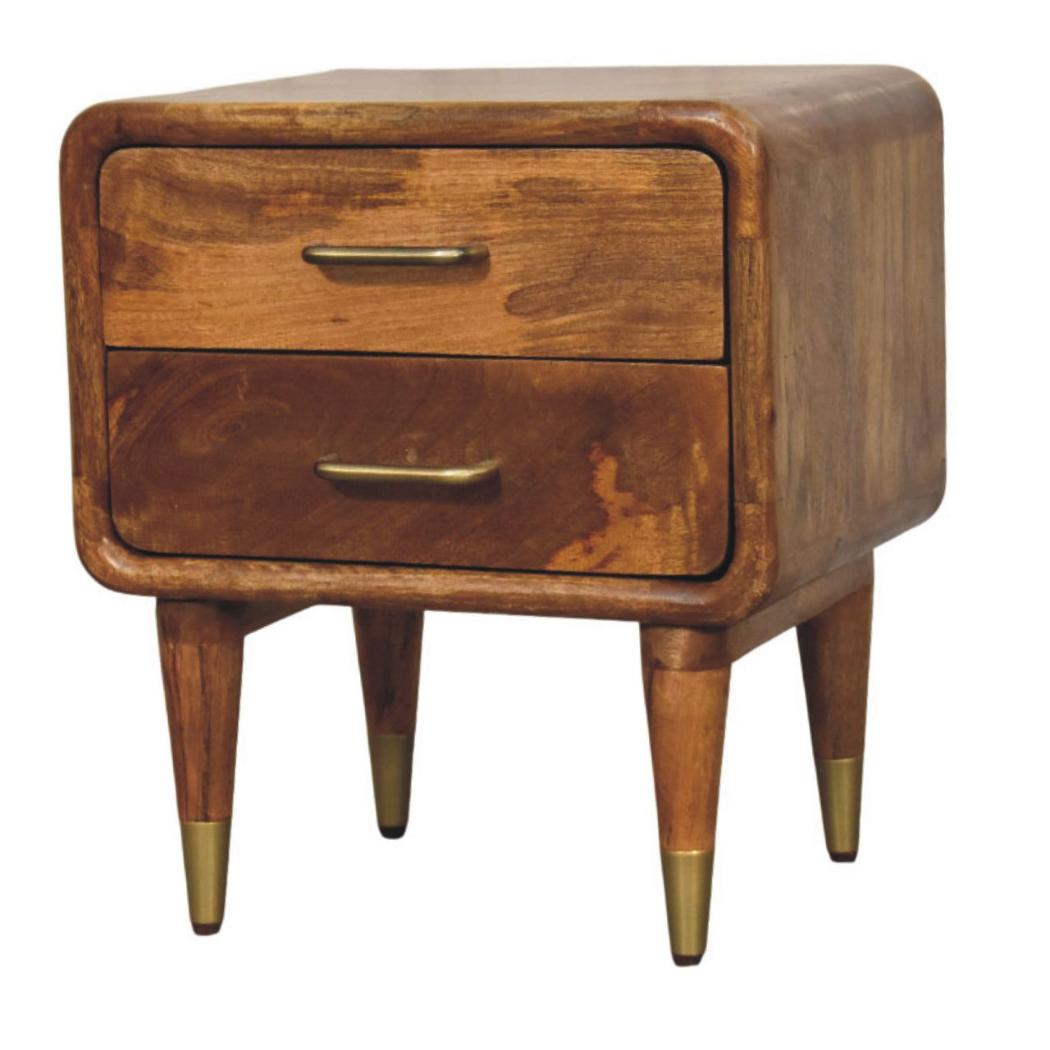 Amber Oak Bedside Table | Warm Oak Character | Timeless Bedroom Furniture