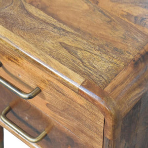Amber Oak Bedside Table | Warm Oak Character | Timeless Bedroom Furniture