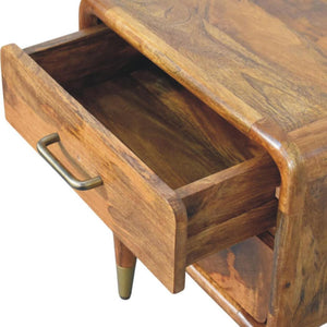 Amber Oak Bedside Table | Warm Oak Character | Timeless Bedroom Furniture