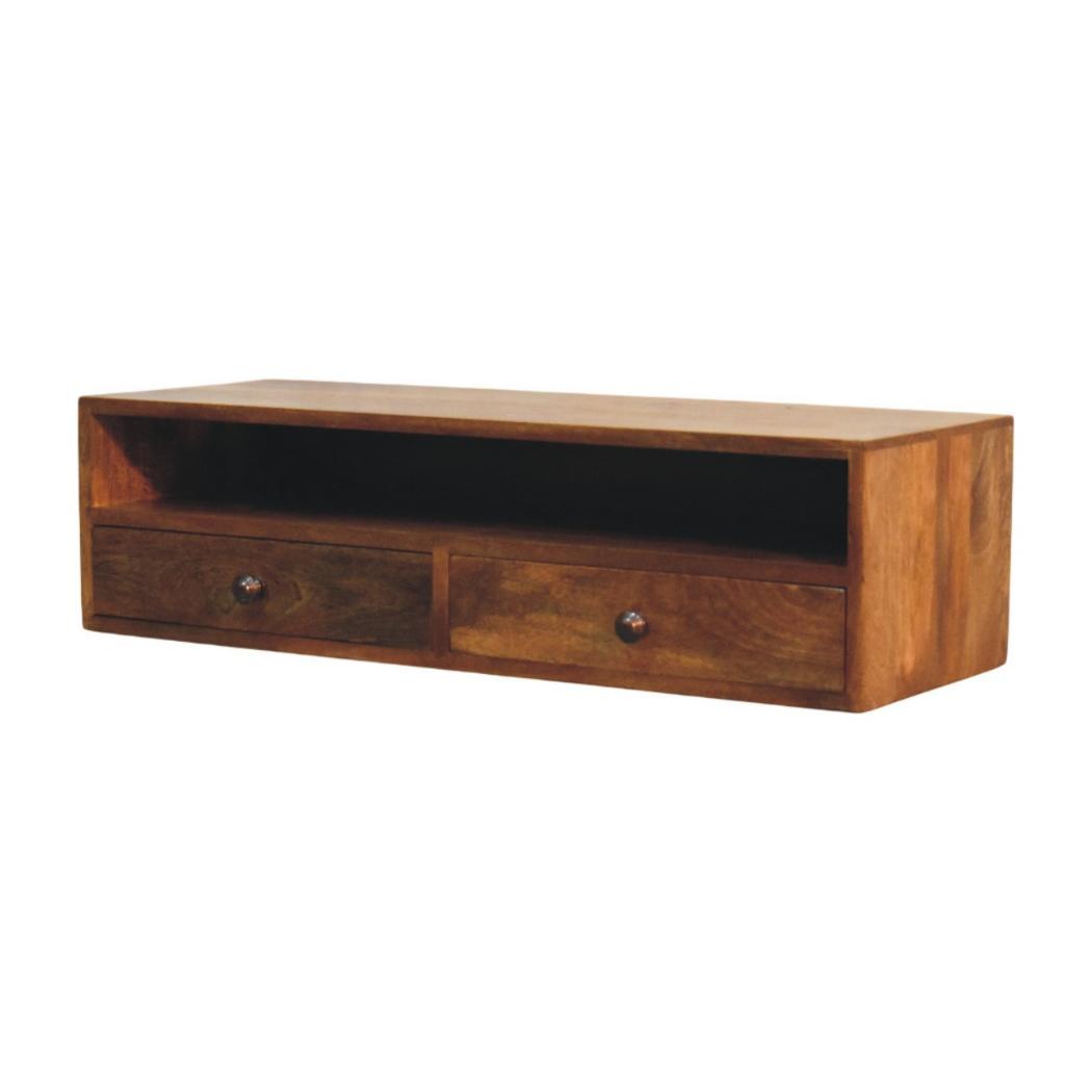 Amber Open Media Unit | Low-Profile TV & Display Storage