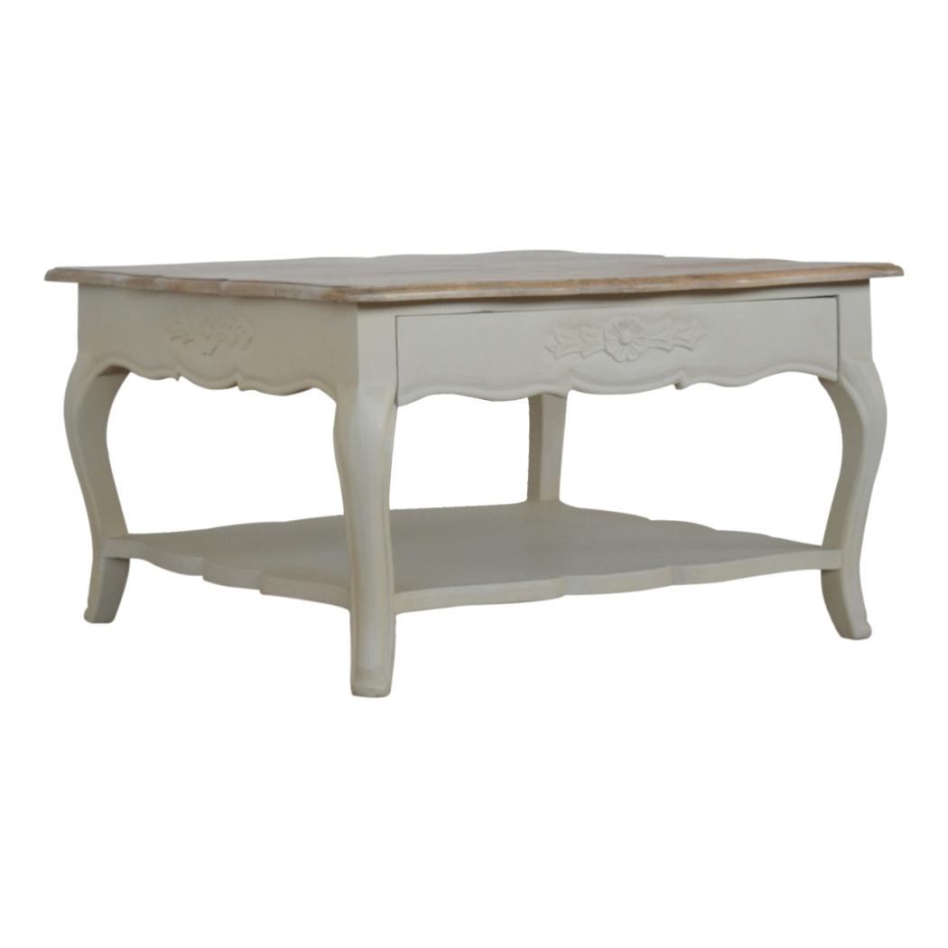 Amberly Carved Coffee Table | Artisan Detail | Statement Living Room Table