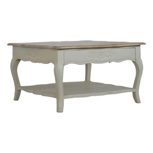 Amberly Carved Coffee Table | Artisan Detail | Statement Living Room Table