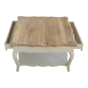 Amberly Carved Coffee Table | Artisan Detail | Statement Living Room Table