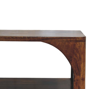 Arc Bedside Table | Curved Bedroom Storage | Sculptural Design