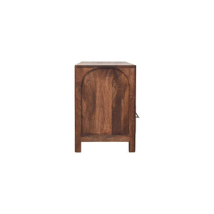 Arc-Line Media Console | Clean Curved-Line Detail | Living Room Storage