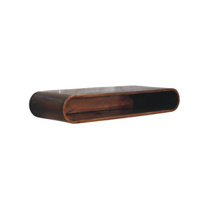 Arc Shadow Wall-Mounted Media Console | Floating TV Storage
