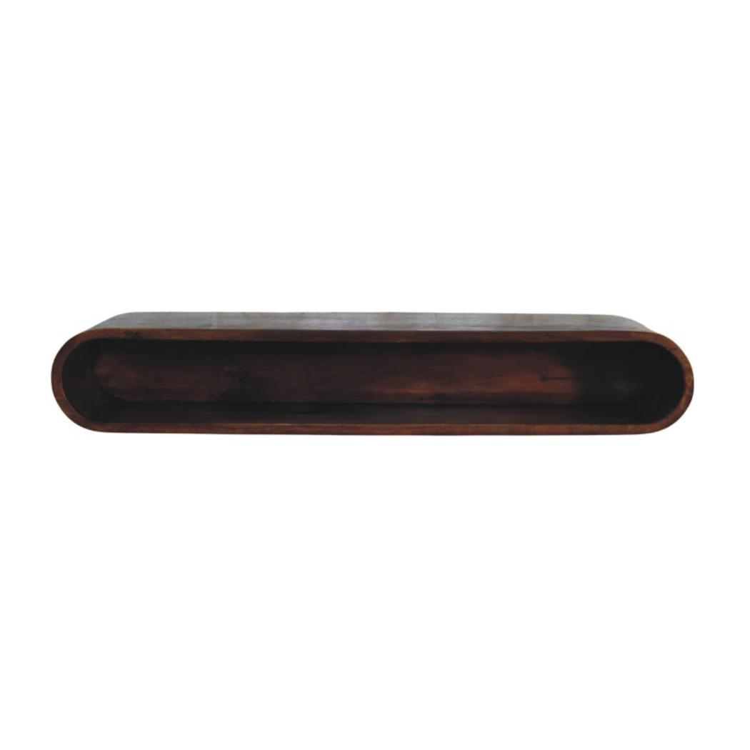 Arc Shadow Wall-Mounted Media Console | Floating TV Storage