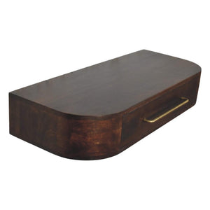Arc Wall-Mounted Console Table | Floating Hallway Design | Curved Profile